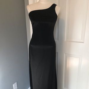 Rampage 1 shoulder black formal dress, size 5